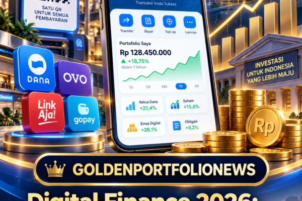 Ilustrasi Gambar Keuangan Digital